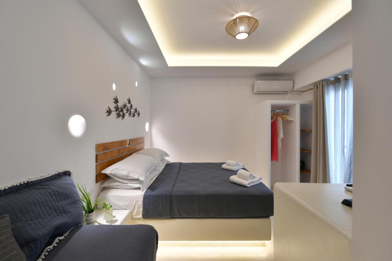 Ammos Luxury Rooms & Home Náusza Kültér fotó