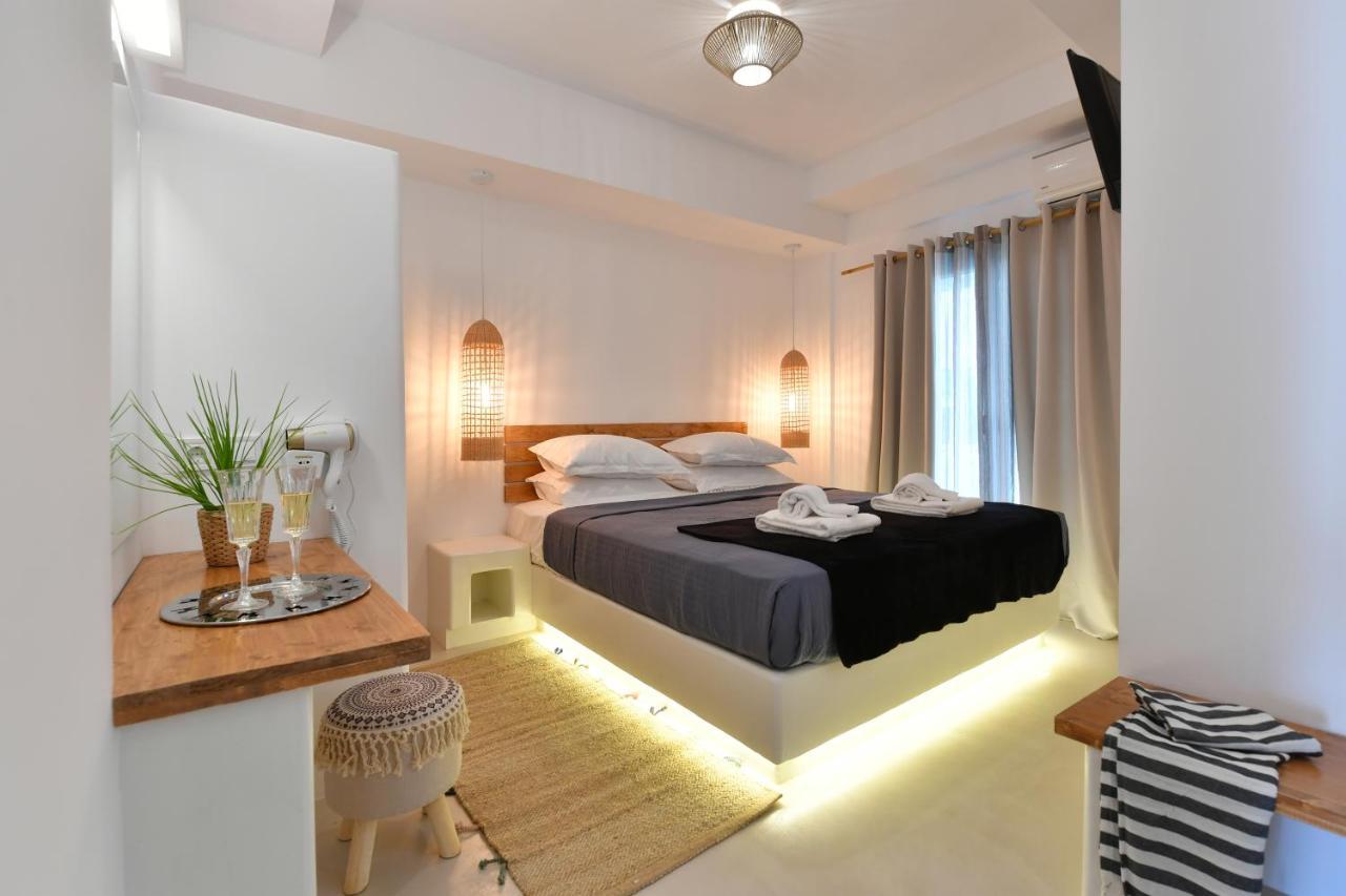 Ammos Luxury Rooms & Home Náusza Kültér fotó